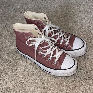 mauve platform converse